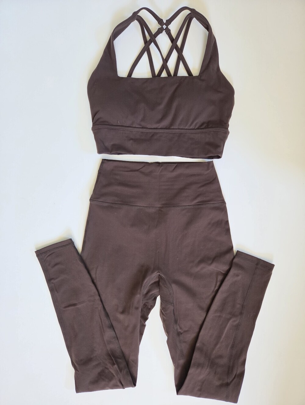 Buff Bunny set revolution bra legacy legging brown size Small